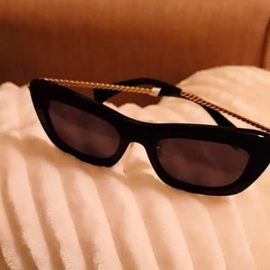 Lanvin Designer shades with gold accents